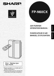Sharp FP-N60CX FP-N60CX Operation Manual