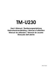 Epson U230 User Manual