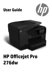 HP Officejet Pro 276dw HP Officejet Pro 276dw - User Guide