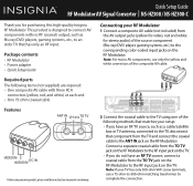 Insignia NS-HZ308 Quick Setup Guide (English)