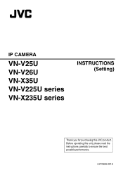 JVC VN-V225VPU Instruction Manual