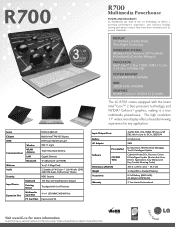 LG R700-X.AB01A9 Brochure