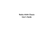 Nokia 6500 Classic User Guide