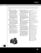 Sony A55VHZ Marketing Specifications (SLT-A55V)