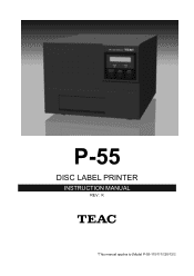 TEAC P-55-111 Instruction Manual