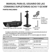 Uniden GC45S Spanish Owner's Manual