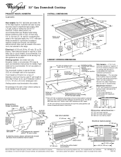 Whirlpool SC8720EDB Dimension Guide