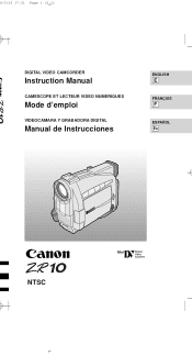 Canon ZR10 ZR10 Instruction Manual