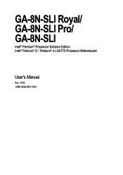 Gigabyte GA-8N-SLI Manual