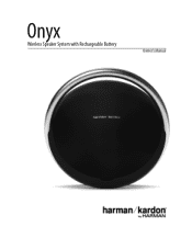Harman Kardon Onyx Owners Manual
