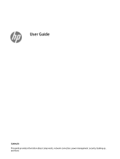HP OMEN Obelisk Desktop PC 875-0000 User Guide