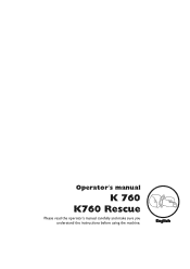 Husqvarna K 760 Owners Manual