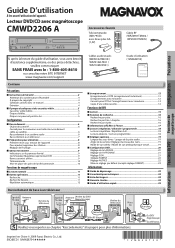 Magnavox CMWD2206 User manual,  French