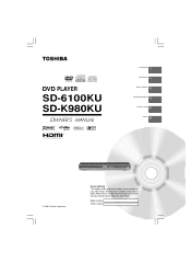 Toshiba SD6100 Owner's Manual - English