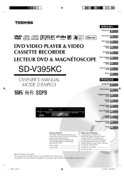 Toshiba SD-V395 Owners Manual