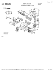 Bosch 1364 Parts Diagram
