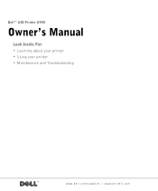 Dell A940 All In One Personal Printer Owner's Manual