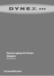 Dynex DX-AC9013 Tip Guide (English)