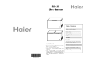 Haier BD-31 User Manual
