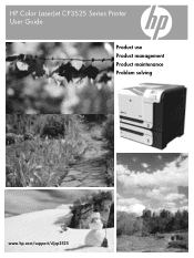 HP CC470A HP Color LaserJet CP3525 Series Printers - User Guide