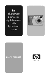HP Photosmart 635 hp photosmart 630 series digital camera with hp instant share user's manual