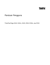 Lenovo ThinkPad Edge E435 (Indonesian) User Guide