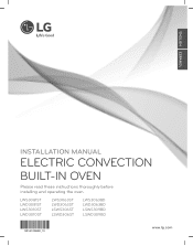 LG LWD3063BD Owners Manual - Installation Guide