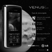 LG VX8800 Black Quick Start Guide - Spanish