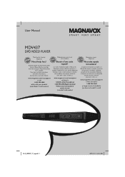 Magnavox MDV437 User manual,  English (US)