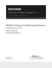 Netgear M4500-32C Software Administration Manual