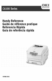 Oki C6100dn Handy Reference  -  Multi-Lingual