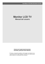 Samsung P2770HD User Manual (SPANISH)