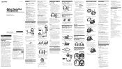 Sony MDR-NC500D Operating Instructions