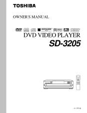 Toshiba SD-3205U Owners Manual