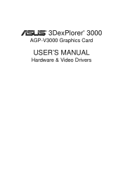 Asus AGP-V3000 User Manual