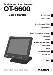 Casio QT 6600 User Manual
