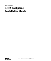 Dell PowerEdge 4600 1 x 2
      Backplane Installation Guide