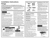 GE CGS995SELSS Installation Instructions