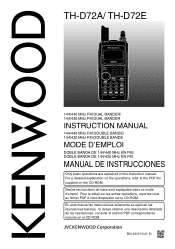 Kenwood TH-D72 Operation Manual