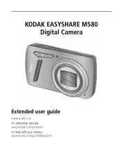 Kodak M580 Extended User Guide