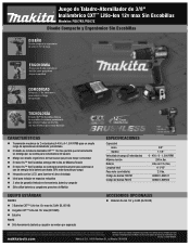 Makita FD07R1 Makita FD07Z/FD07R1 New Tool Flyer Spanish