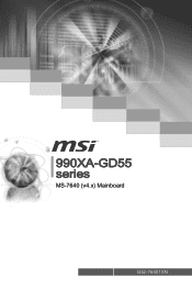 MSI 990XA User Guide