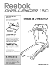 Reebok Challenger 150 Treadmill Canadian French Manual