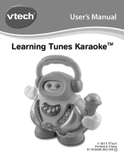 Vtech Learning Tunes Karaoke User Manual