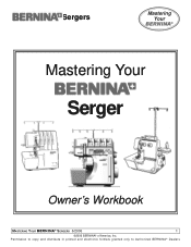 Bernina 1150MDA Owners Manual