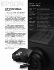Epson ELP-7300 Product Brochure