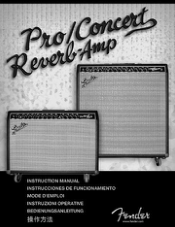 Fender Pro Reverb Owners Manual