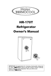 Haier HR-170T User Manual