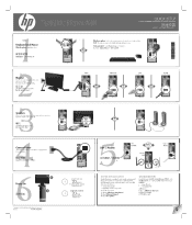 HP Pavilion Slimline s3300 Setup Poster (Page 1)
