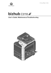 Konica Minolta bizhub C3110 bizhub C3110 Maintenance/Troubleshooting User Guide